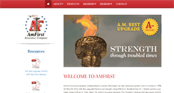 Desktop Screenshot of amfirstinsco.com